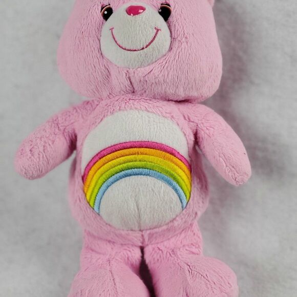 Care Bears Plush Cheer Bear Pink Rainbow 12" Stuffed Animal Toy Soft 2012 - Picture 10 of 10